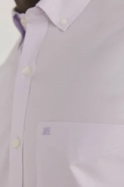 Camisa lisa sem ferro + anti-manchas