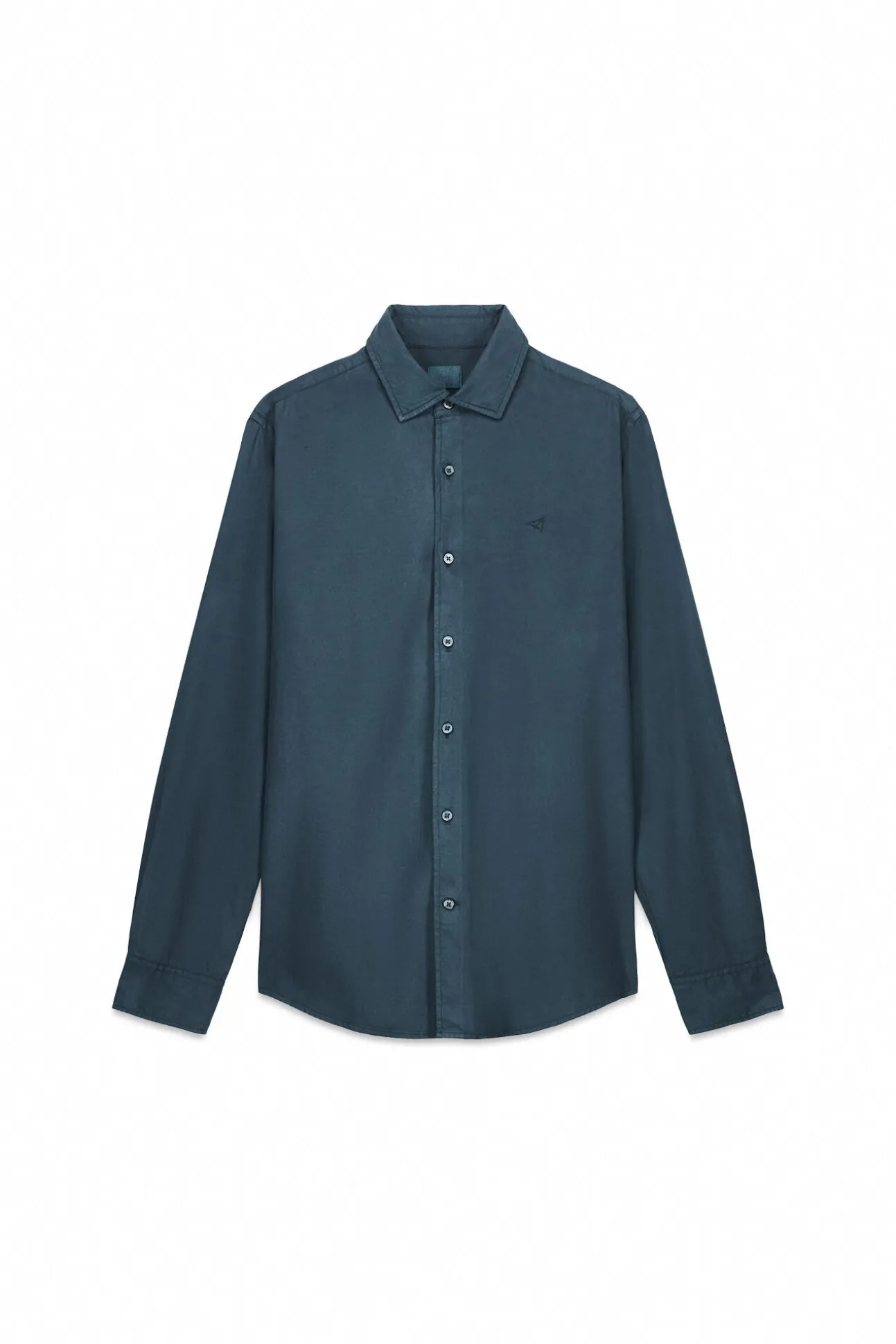 Camisa liso de algodão tencel sarja