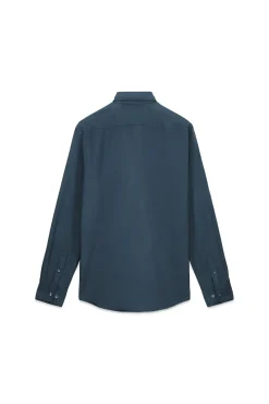 Camisa liso de algodão tencel sarja