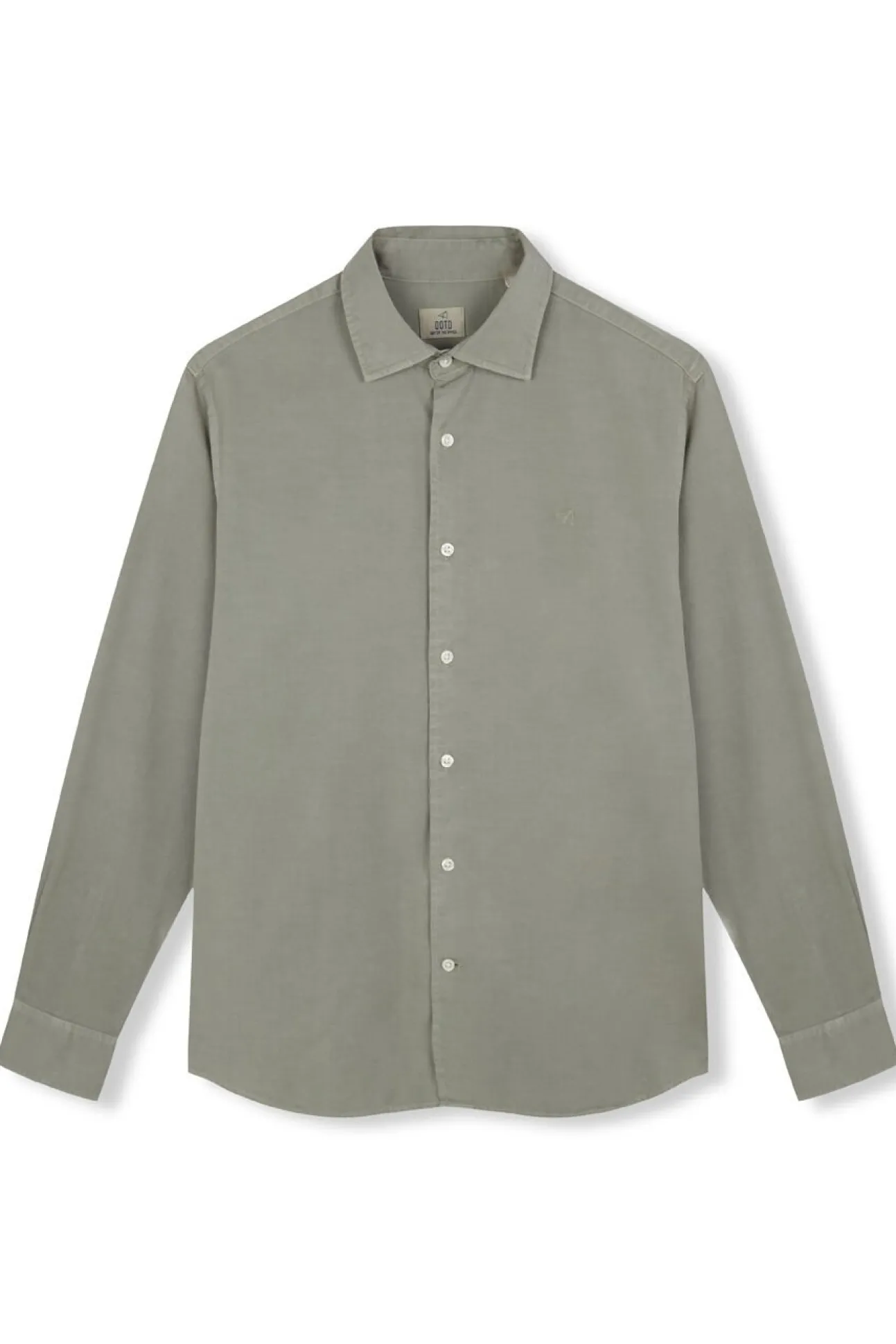 Camisa liso de algodão tencel sarja