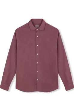Camisa liso de algodão tencel sarja