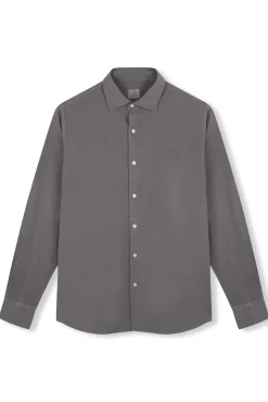 Camisa liso de algodão tencel sarja