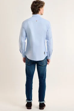 Camisa masculina Valecuatro azul claro Espanha