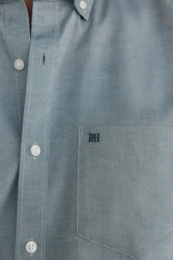 Camisa non-iron oxford liso
