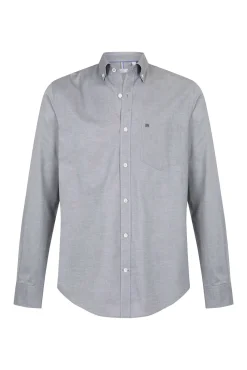 Camisa non-iron oxford liso