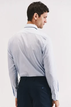Camisa ottoman corte slim fácil de engomar