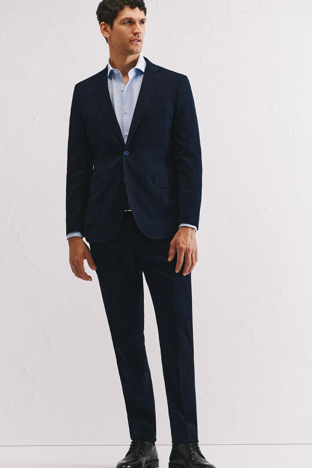 Camisa ottoman corte slim fácil de engomar
