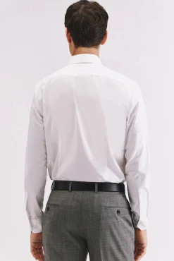 Camisa ottoman corte slim fácil de engomar