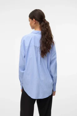 Camisa oversize de manga comprida