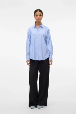Camisa oversize de manga comprida