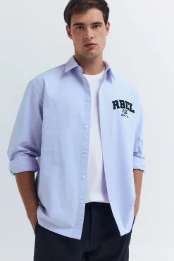 Camisa Oxford bordada