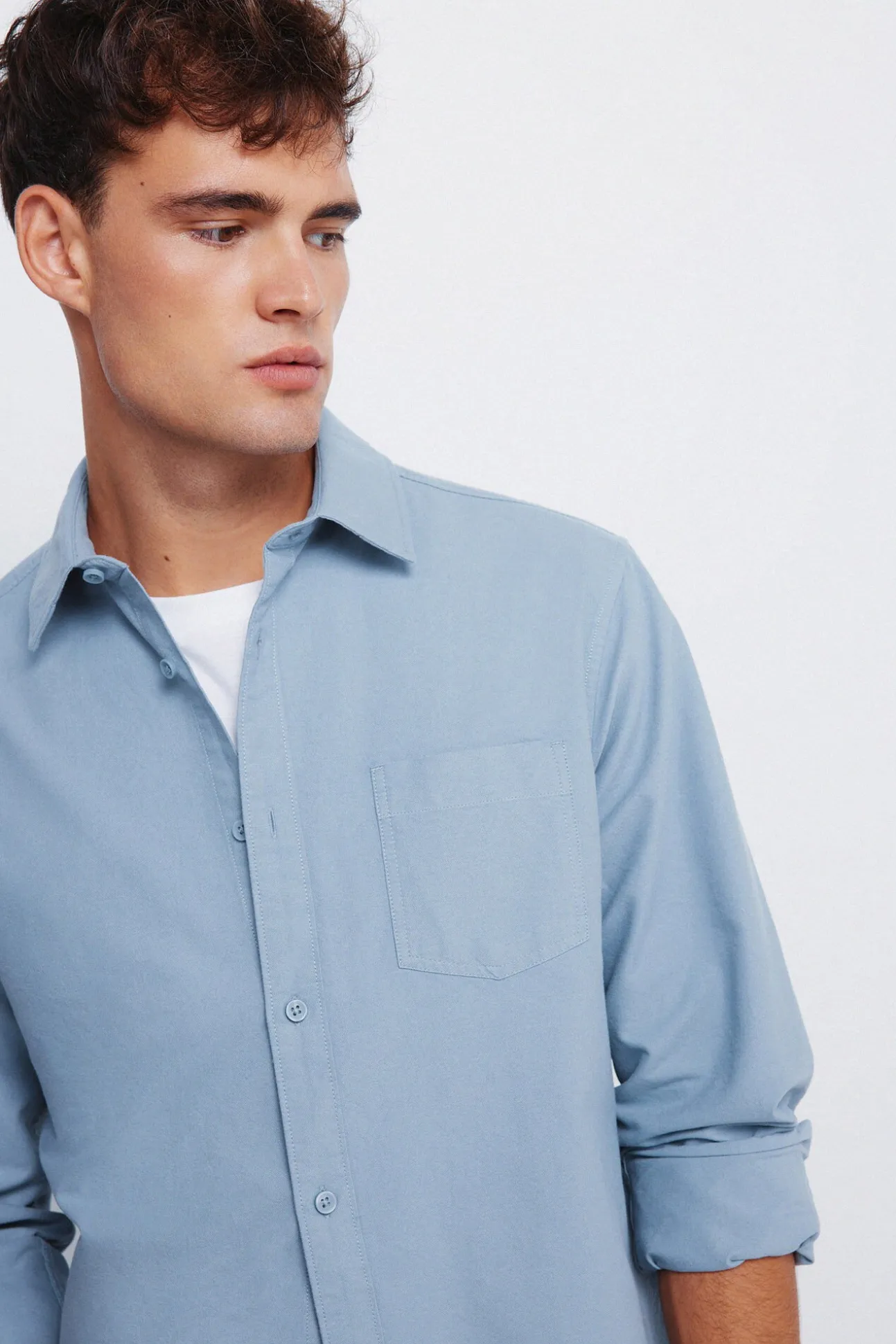 Camisa Oxford colorida