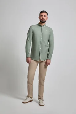 Camisa Oxford com logótipo