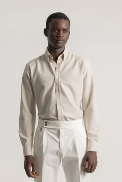 Camisa oxford corte slim