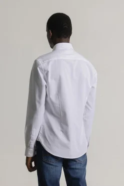 Camisa oxford corte slim