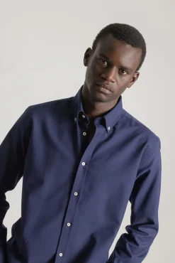 Camisa oxford corte slim
