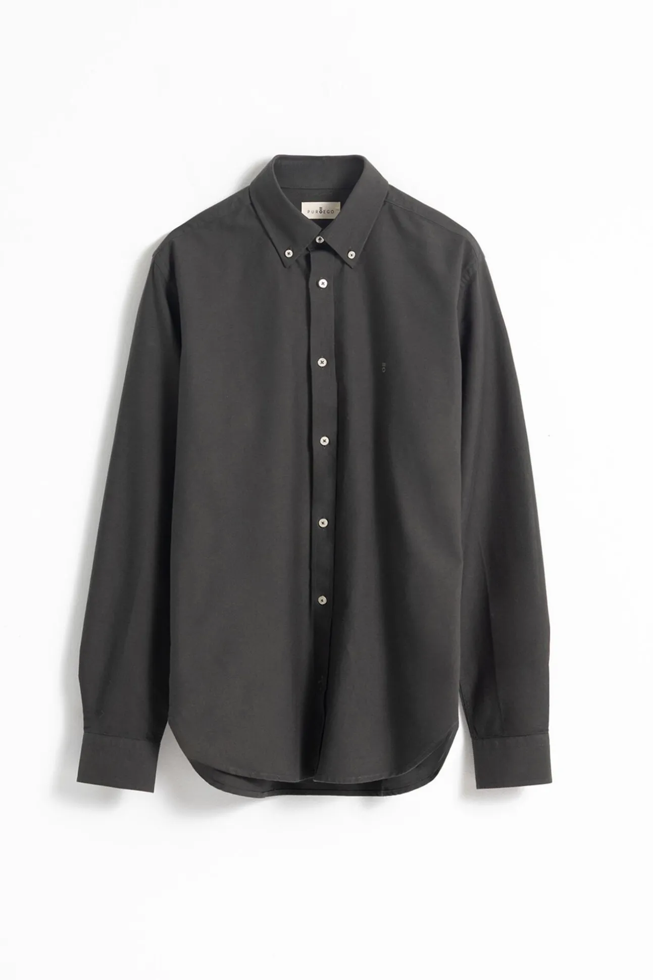Camisa oxford de algodão slim fit