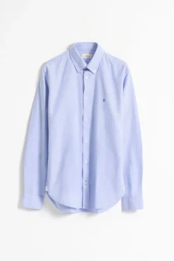 Camisa oxford de algodão slim fit