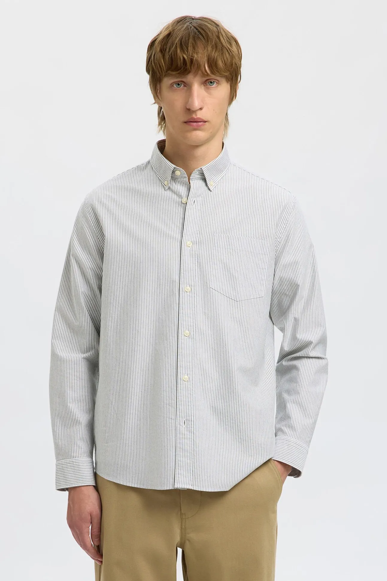 Camisa Oxford de corte regular