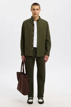 Camisa Oxford de corte regular