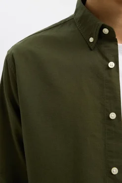 Camisa Oxford de corte regular