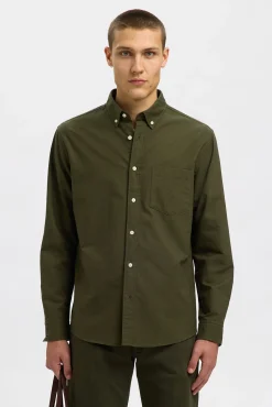 Camisa Oxford de corte regular