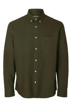 Camisa Oxford de corte regular