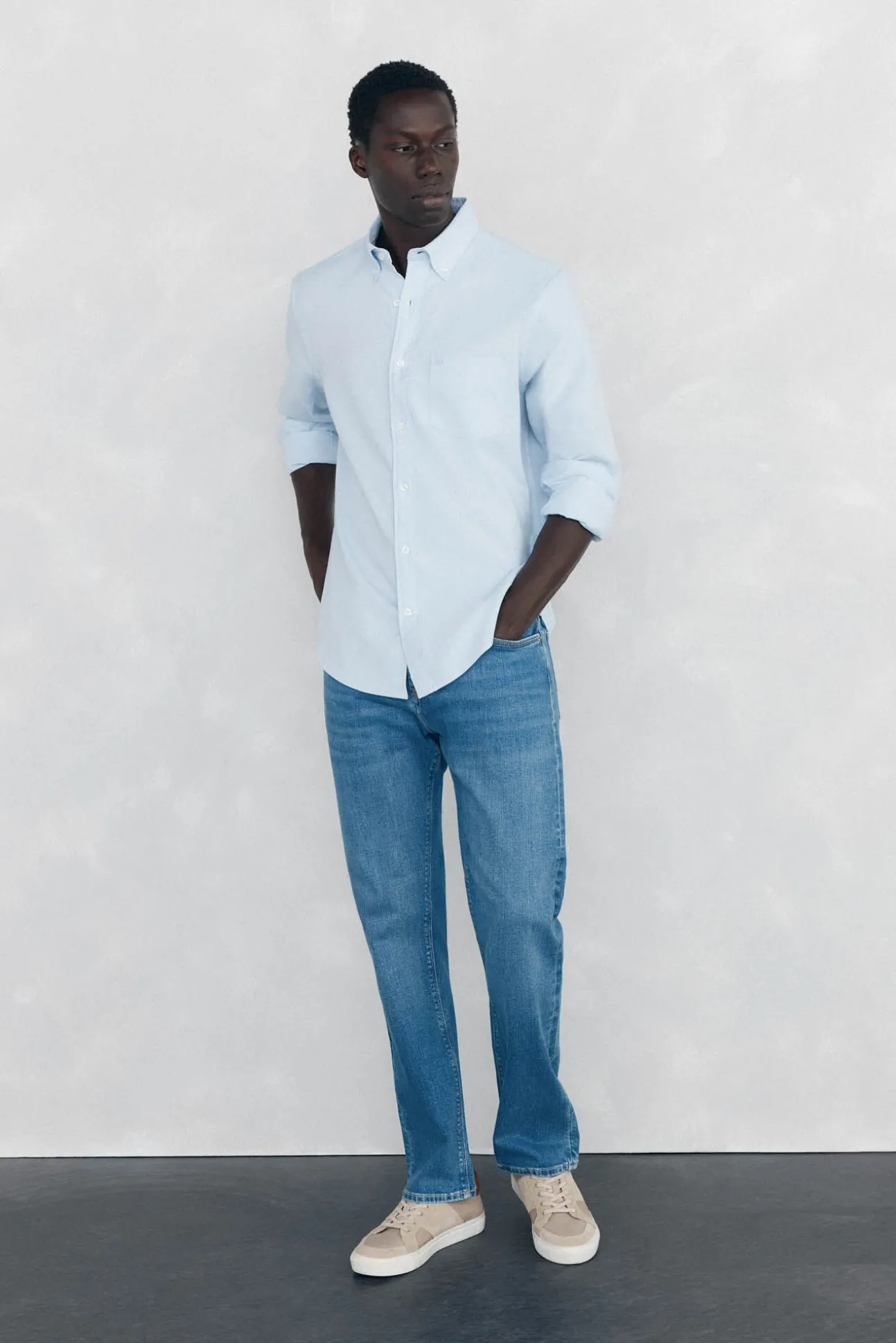 Camisa Oxford Lisa Escovada