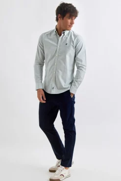 Camisa Oxford Listrada