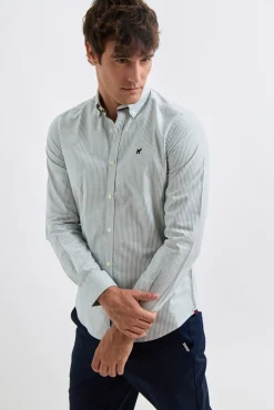 Camisa Oxford Listrada