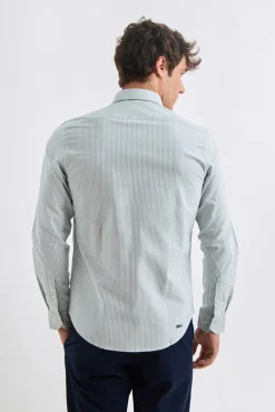 Camisa Oxford Listrada