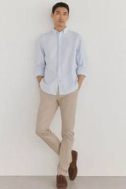 Camisa Oxford Listrada Candela Icônica