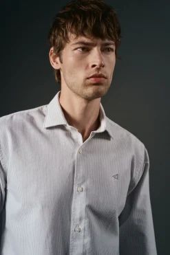 Camisa oxford riscas