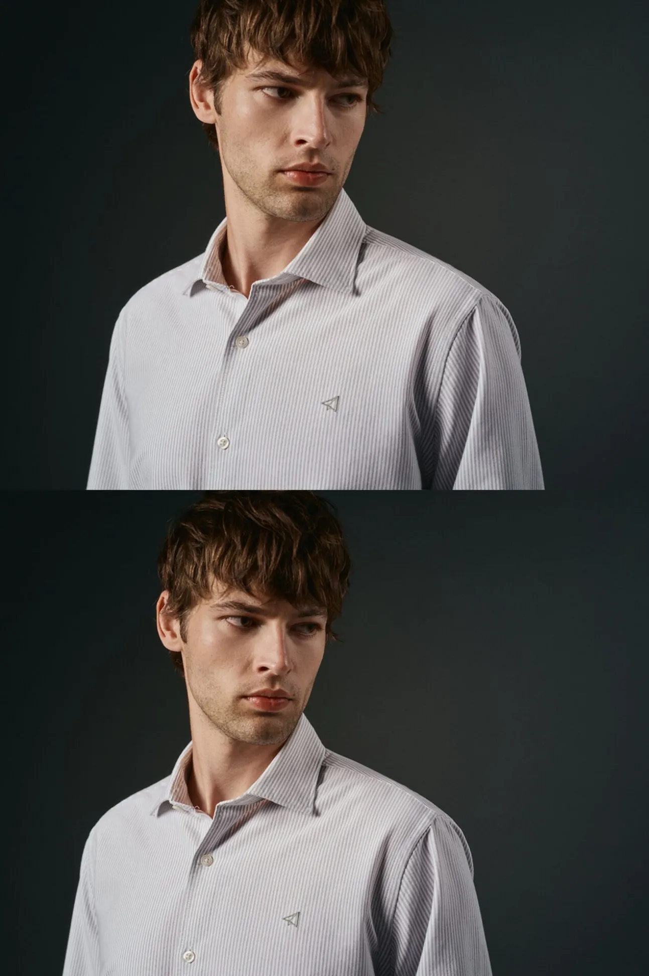 Camisa oxford riscas