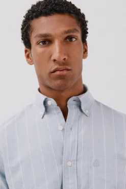 Camisa oxford riscas