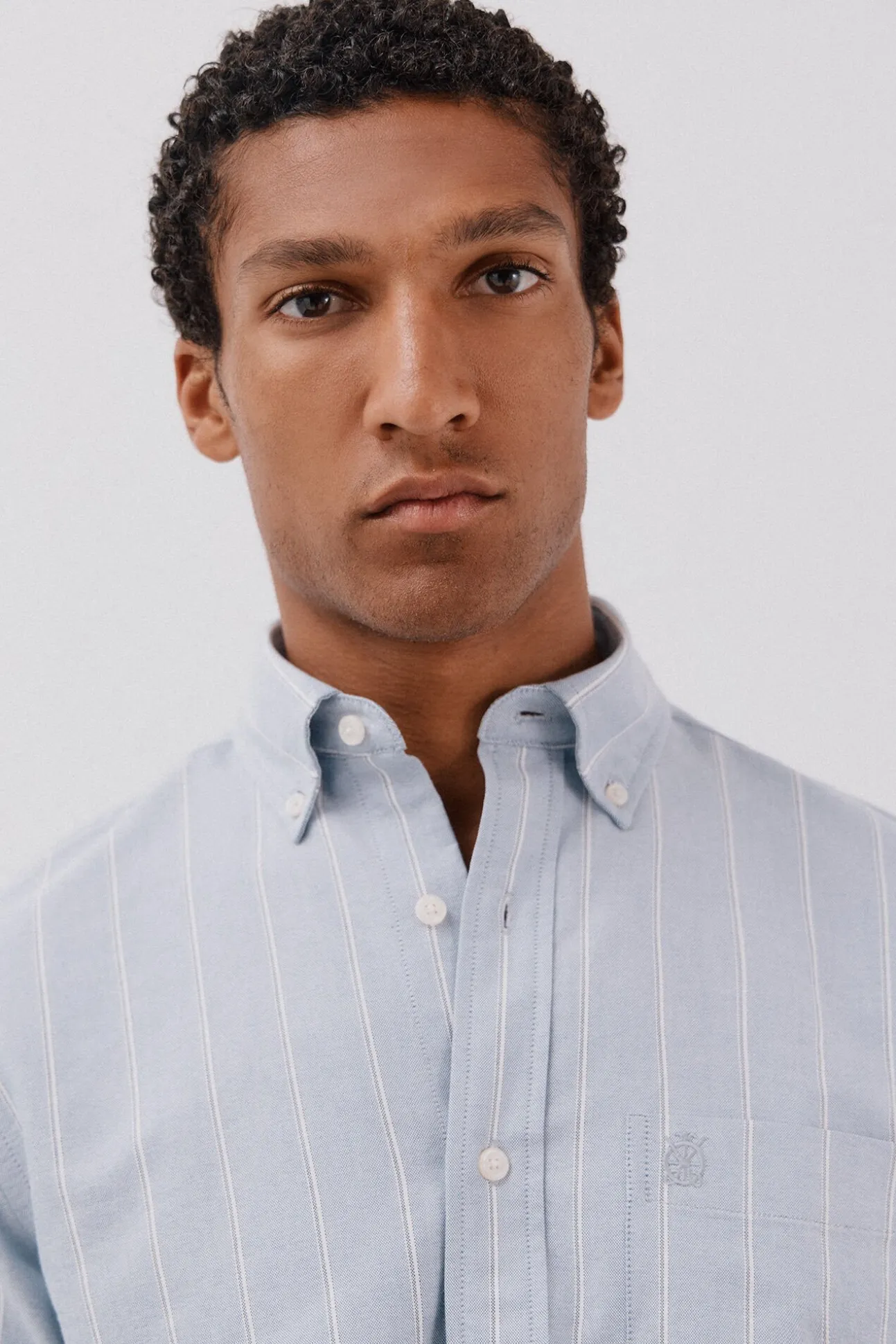 Camisa oxford riscas
