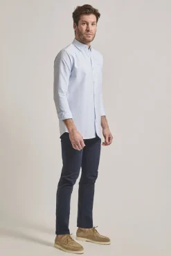 Camisa oxford riscas
