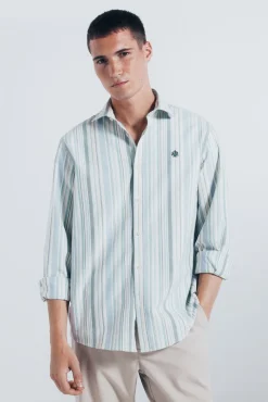 Camisa oxford riscas