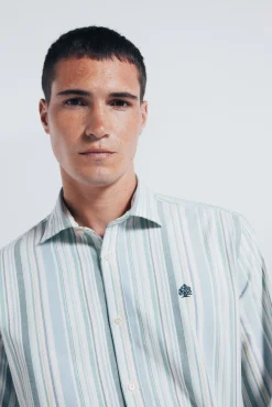 Camisa oxford riscas
