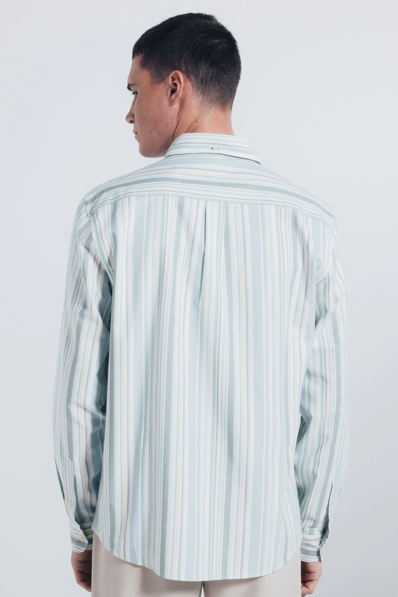 Camisa oxford riscas