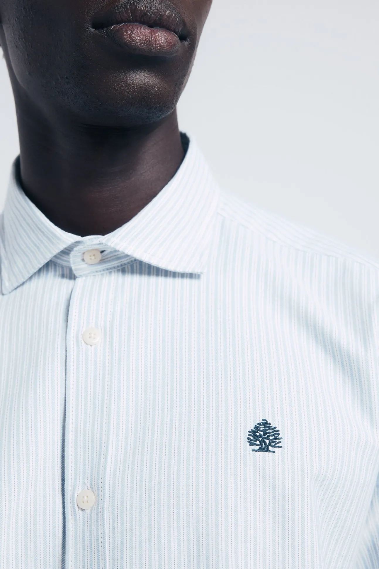 Camisa oxford riscas