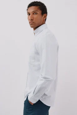 Camisa oxford riscas