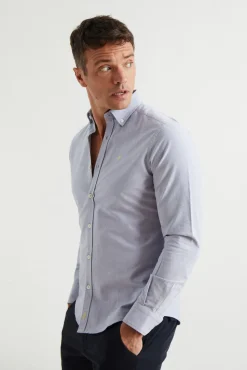 Camisa Oxford Slim Fit