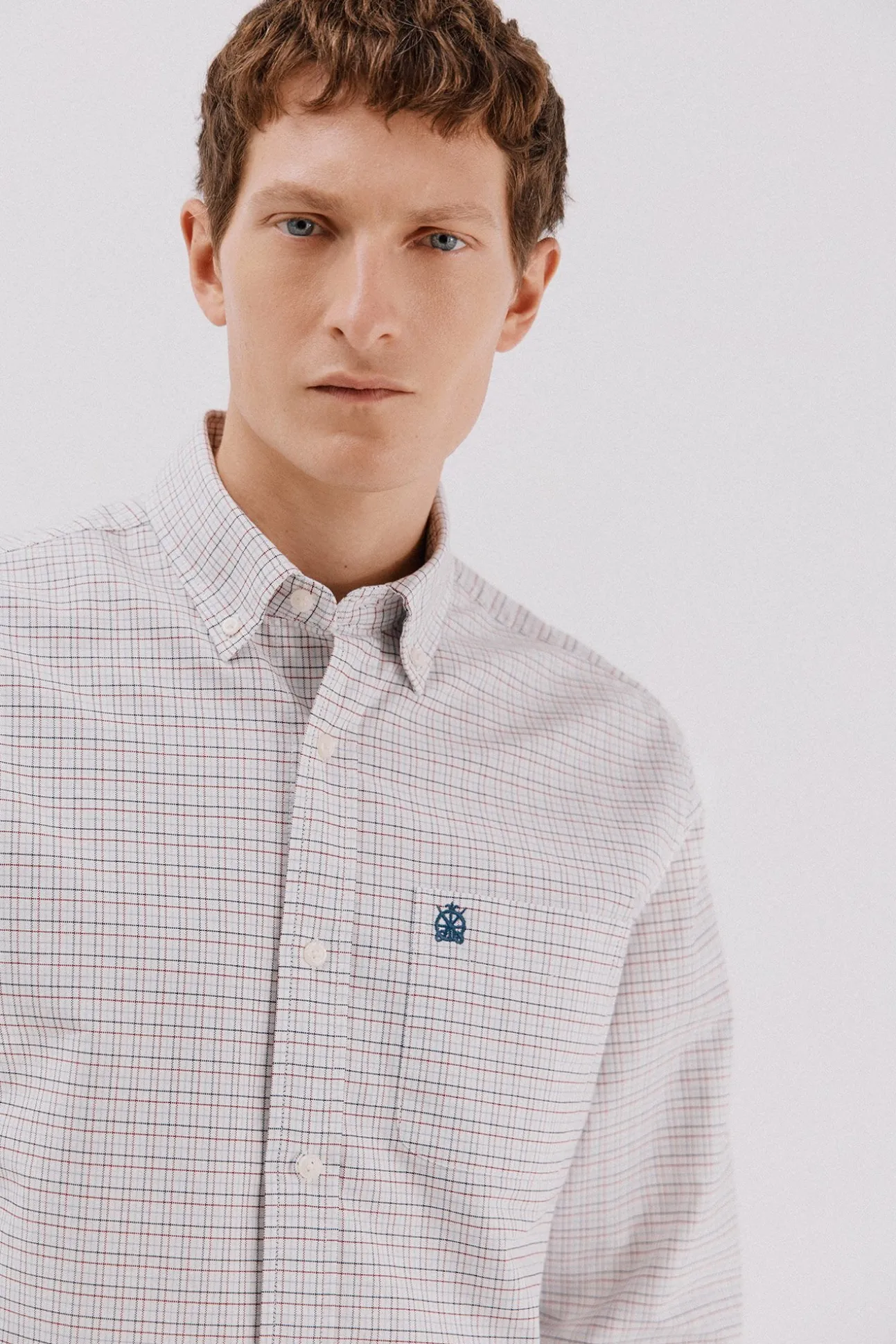 Camisa oxford xadrez