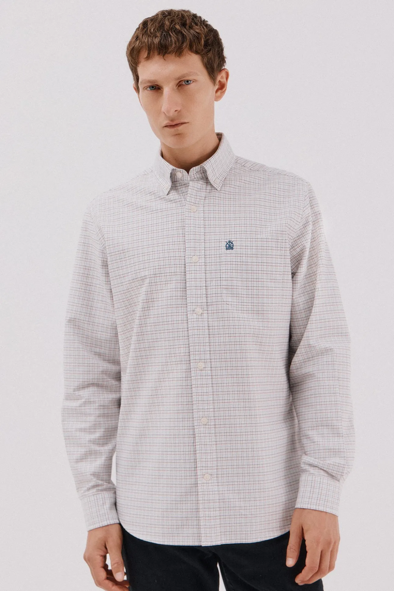 Camisa oxford xadrez