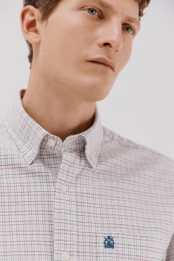 Camisa oxford xadrez