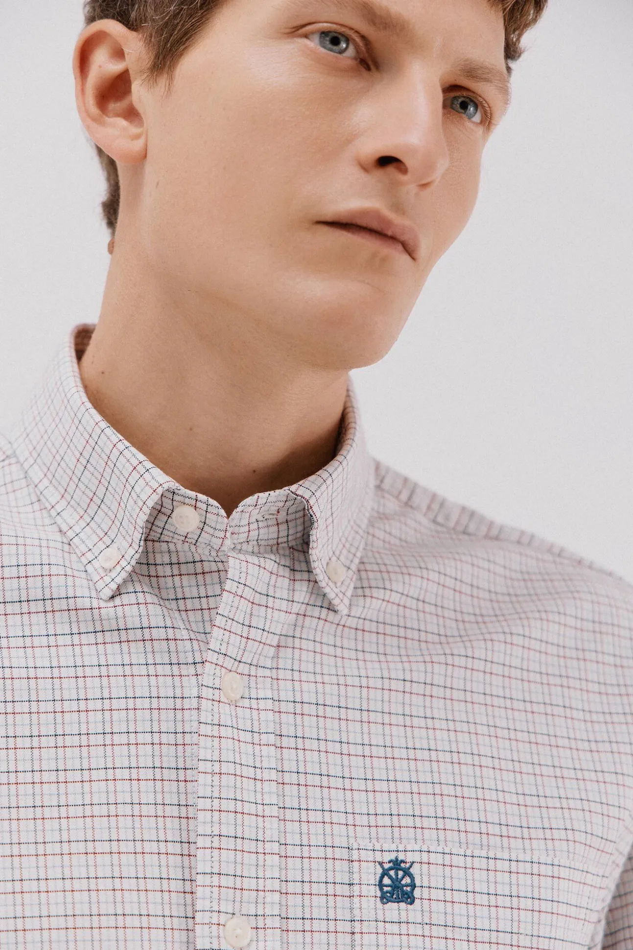Camisa oxford xadrez
