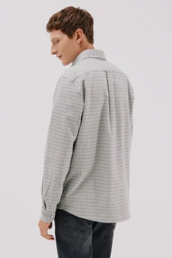 Camisa oxford xadrez