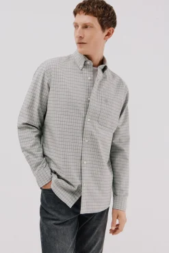 Camisa oxford xadrez