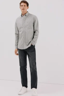 Camisa oxford xadrez